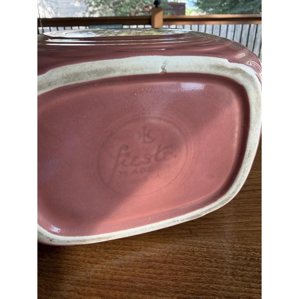 Vintage Fiesta Rose Disc Water Pitcher 1950s Homer Laughlin‎ Fiestaware